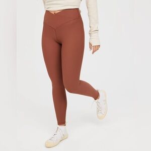 Offline By Aerie Real Me Waffle High Waisted Crossover Legging